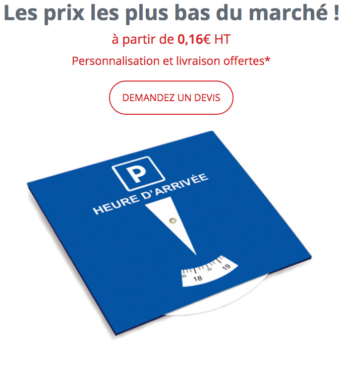 Objet publicitaire Paris